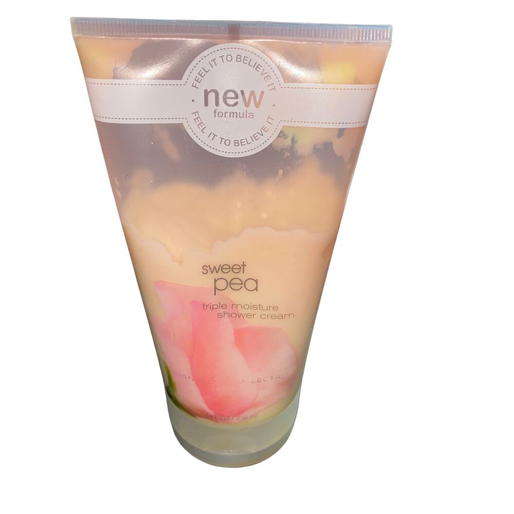 Bath & Body Works Signature Collection Sweat Pea Triple Moisture Shower Cream